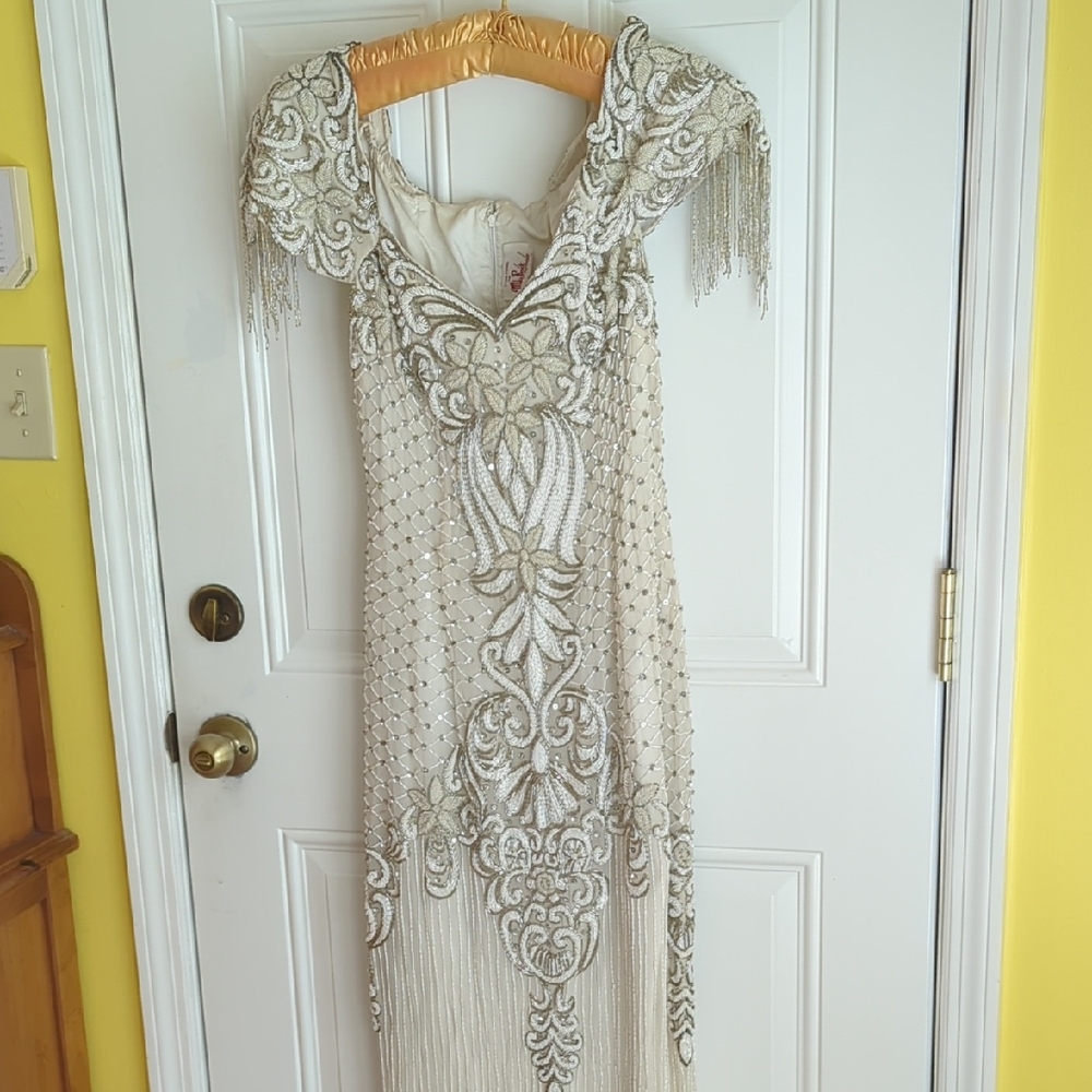 Mike Benet Formals By Stone Ferris Beaded Evening /Wedding  Go…